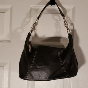 Liz Claiborne black leather handbag
